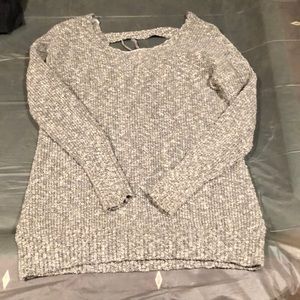 back lace sweater
